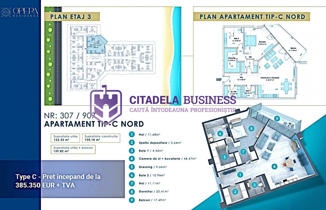 Apartamente de lux cu 2 camere, pe plaja in Mamaia Nord, in RATE sau cu DISCOUNT