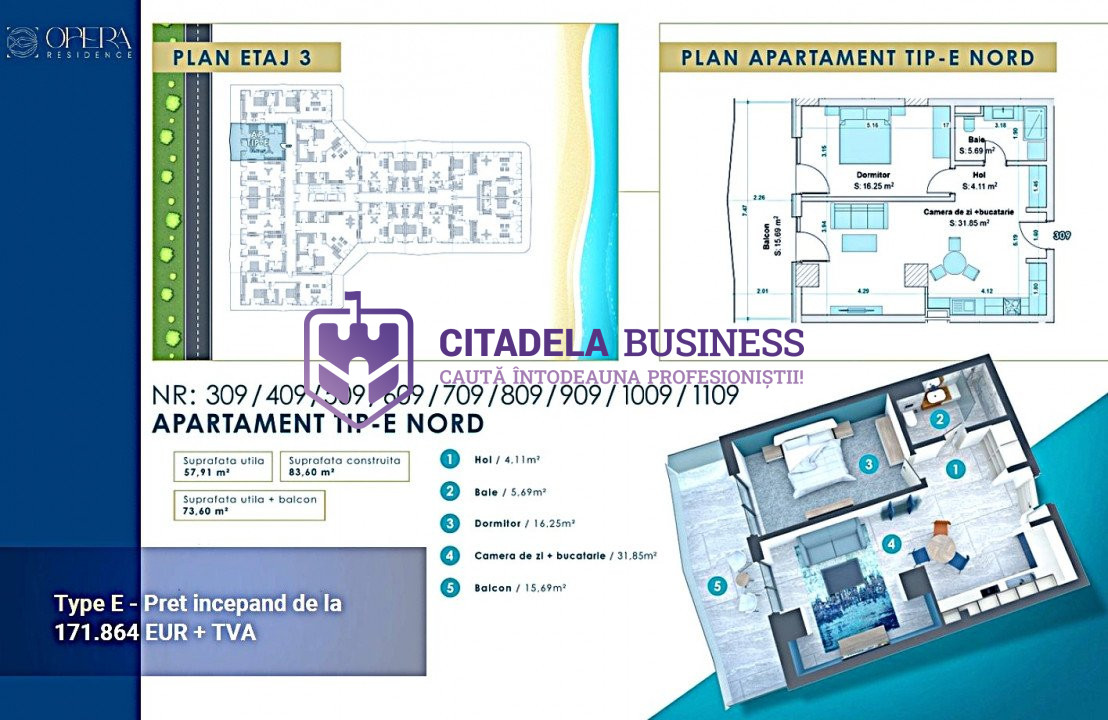 Apartamente de lux cu 2 camere, pe plaja in Mamaia Nord, in RATE sau cu DISCOUNT