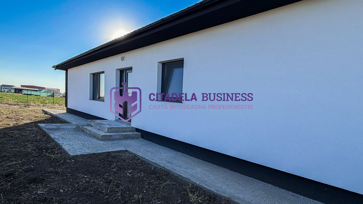 Casă nouă cu 4 camere, teren 491 mp – La Alb - Cumpăna - cartier nou 