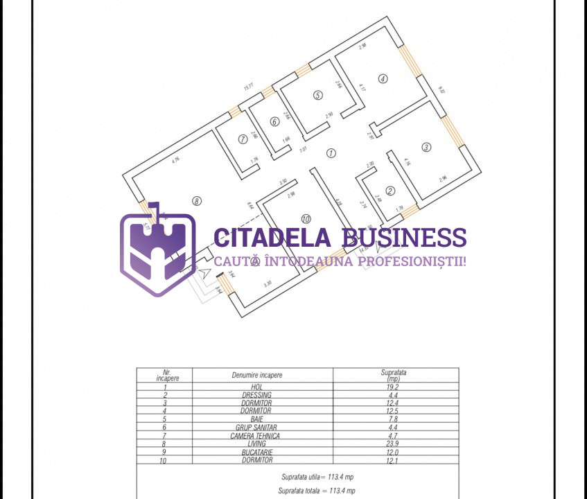 Casă nouă cu 4 camere, teren 491 mp – La Alb - Cumpăna - cartier nou 
