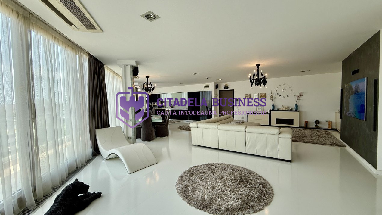 Penthouse UNIC 204 mp totali in Tomis Nord Constanta mobilat si utilat