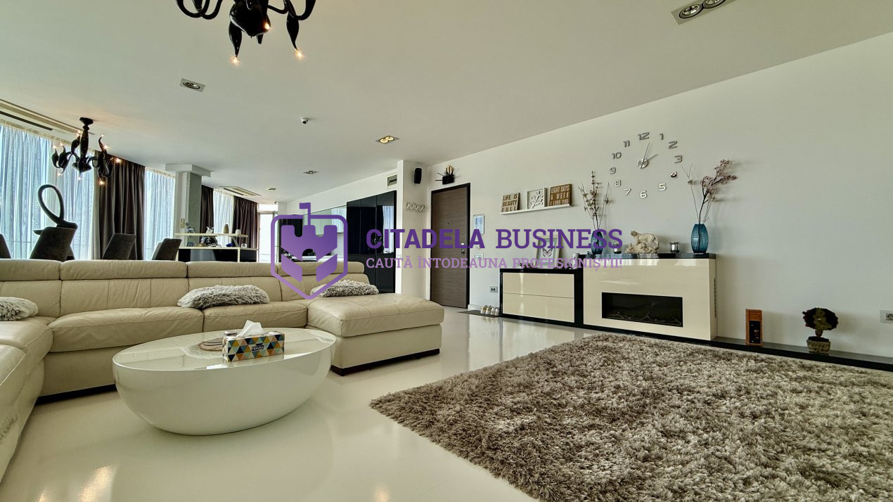 Penthouse UNIC 204 mp totali in Tomis Nord Constanta mobilat si utilat