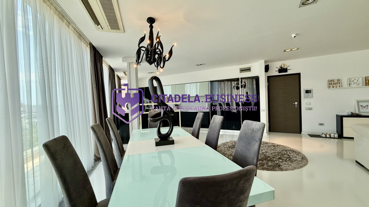 Penthouse UNIC 204 mp totali in Tomis Nord Constanta mobilat si utilat