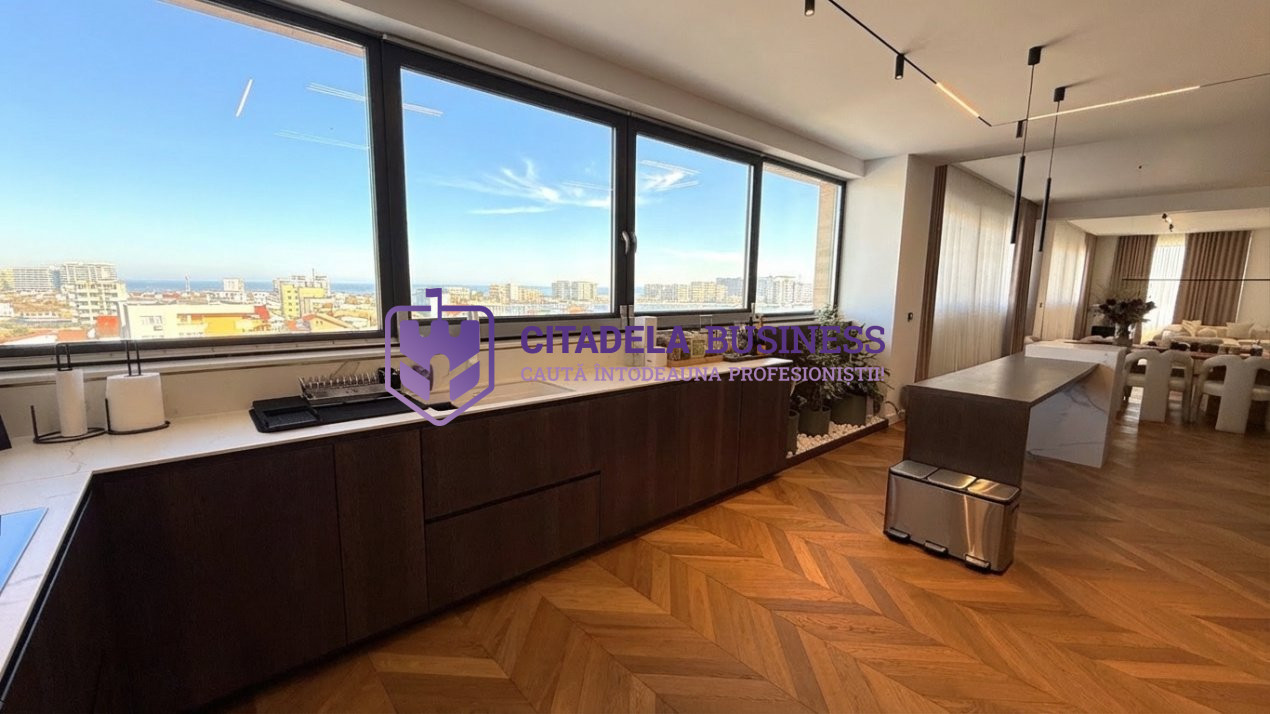 Penthouse 5 camere, vedere la Mare si la Lac, 2 parcari subterane la ALB