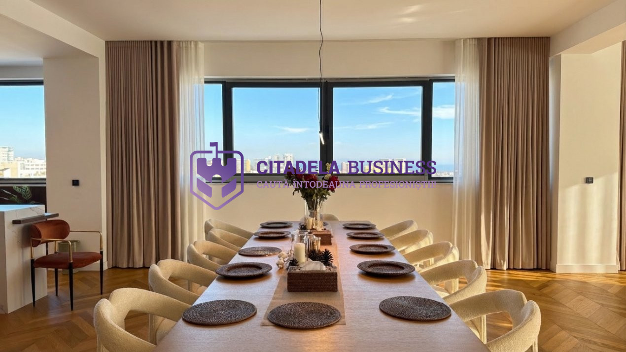 Penthouse 5 camere, vedere la Mare si la Lac, 2 parcari subterane la ALB